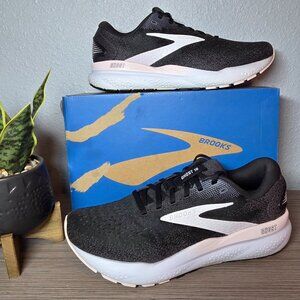 Brooks Ghost 16 Women’s 8.5 Black Neutral Running Walking Sneakers